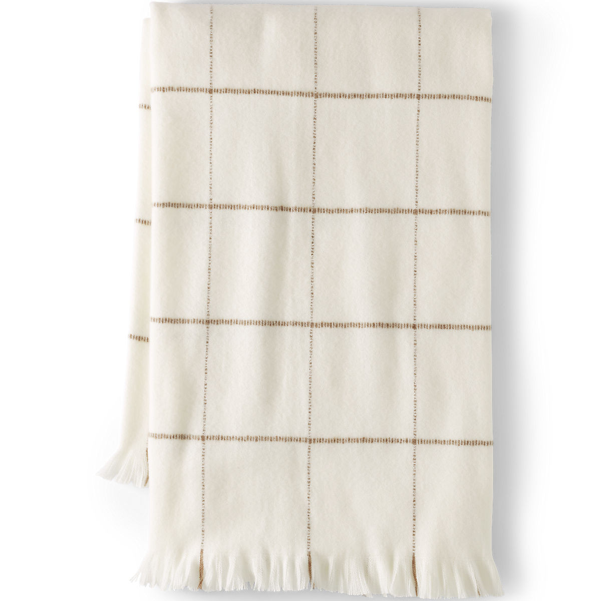 Luxe Cashtouch Throw Blanket | Lands' End (US)
