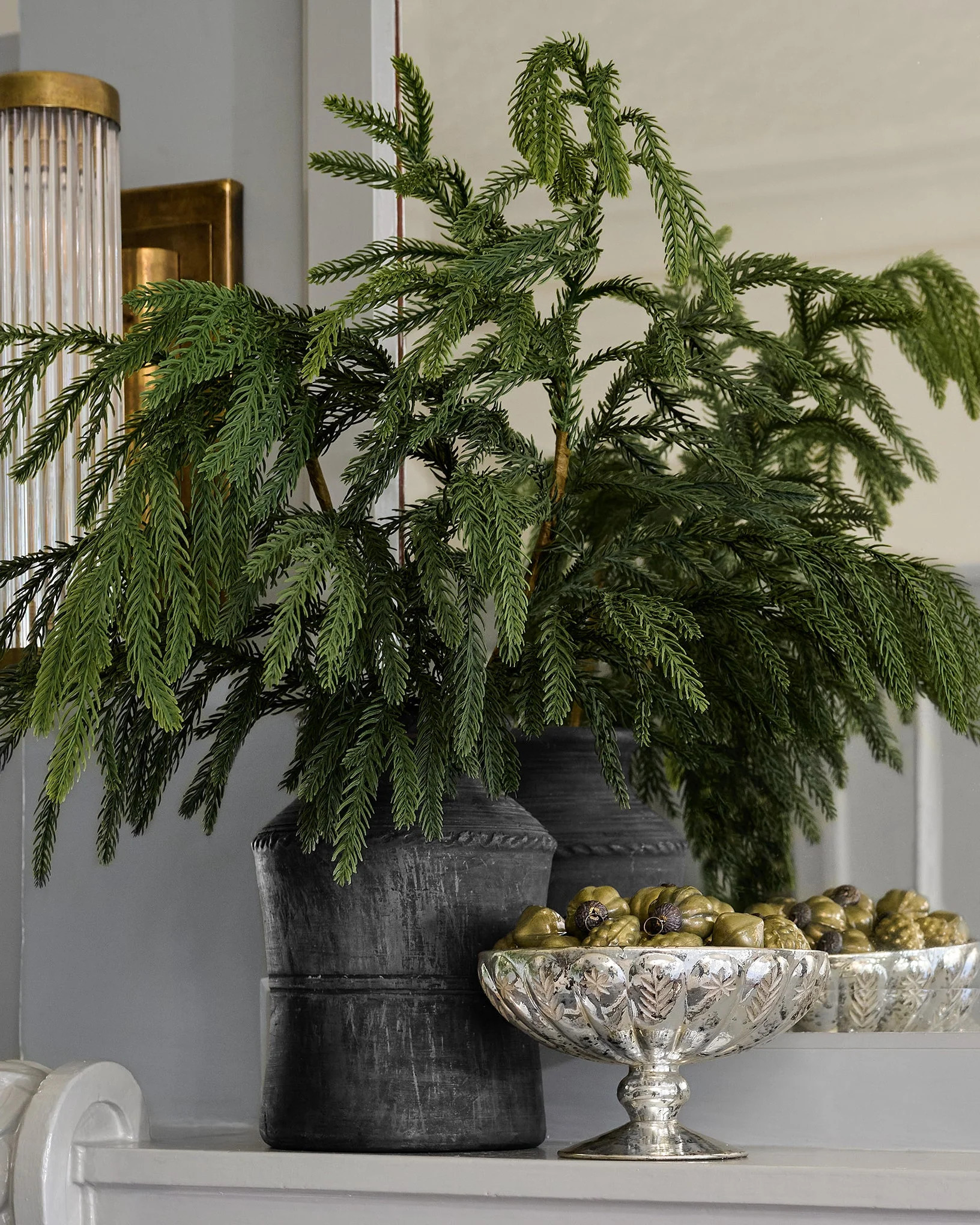 Real Touch Norfolk Pine Spray | Magnolia