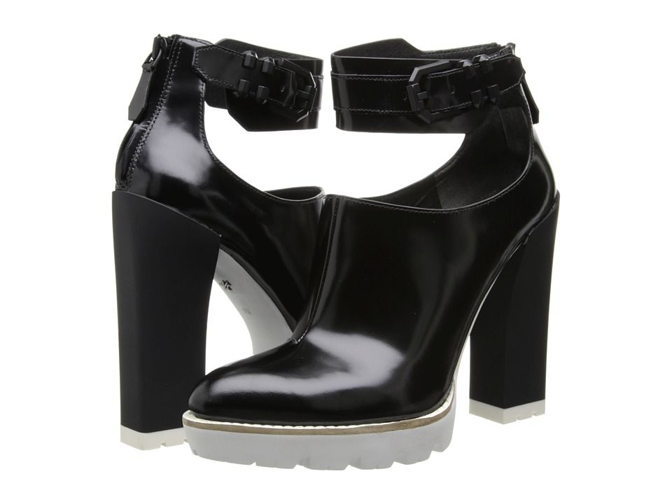 Kenneth Cole New York Otto (Black/White Leather) High Heels | Zappos