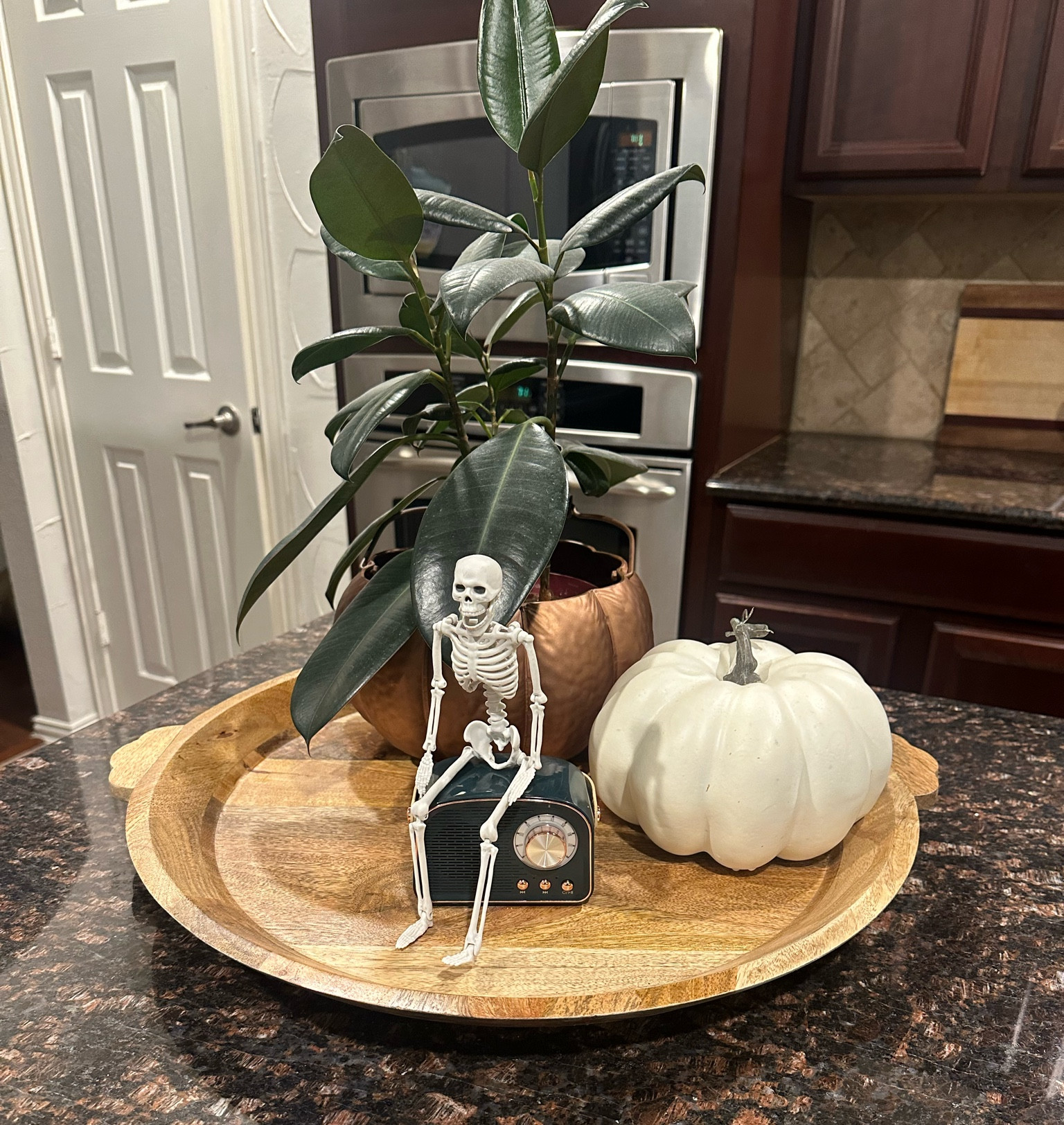 Fall!! I will be adding these little skeletons all over the house. 