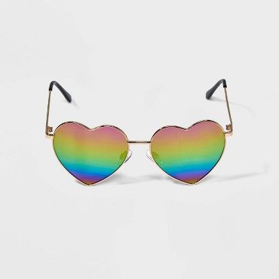 Kids' Heart Shaped Sunglasses - art class™ Gold | Target