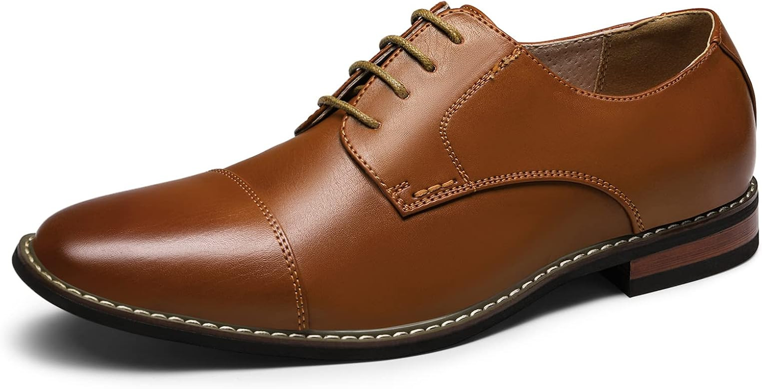 DREAM PAIRS Bruno Marc Moda Italy Men's Prince Classic Modern Formal Oxford Wingtip Lace Up Dress... | Amazon (US)
