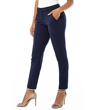 Liverpool Los Angeles Kelsey Stretch Slim Leg Ponte Trouser Pants - 2 | Dillard's