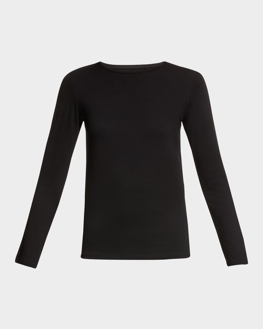 Majestic Filatures Soft Touch Crewneck Top | Neiman Marcus