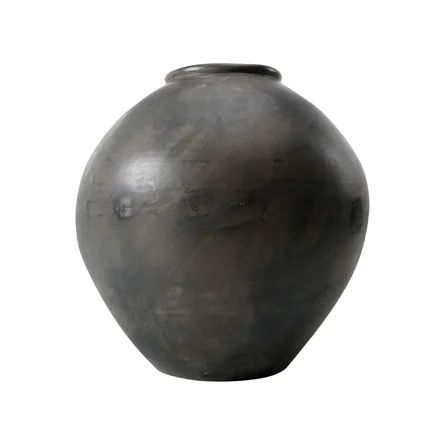 Bungalow Rose Dannemora Gray 14" Indoor / Outdoor Earthenware Table Vase | Wayfair North America