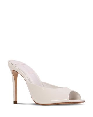 Black Suede Studio Women's Alessia Mule High Heel Sandals | Bloomingdale's (US)