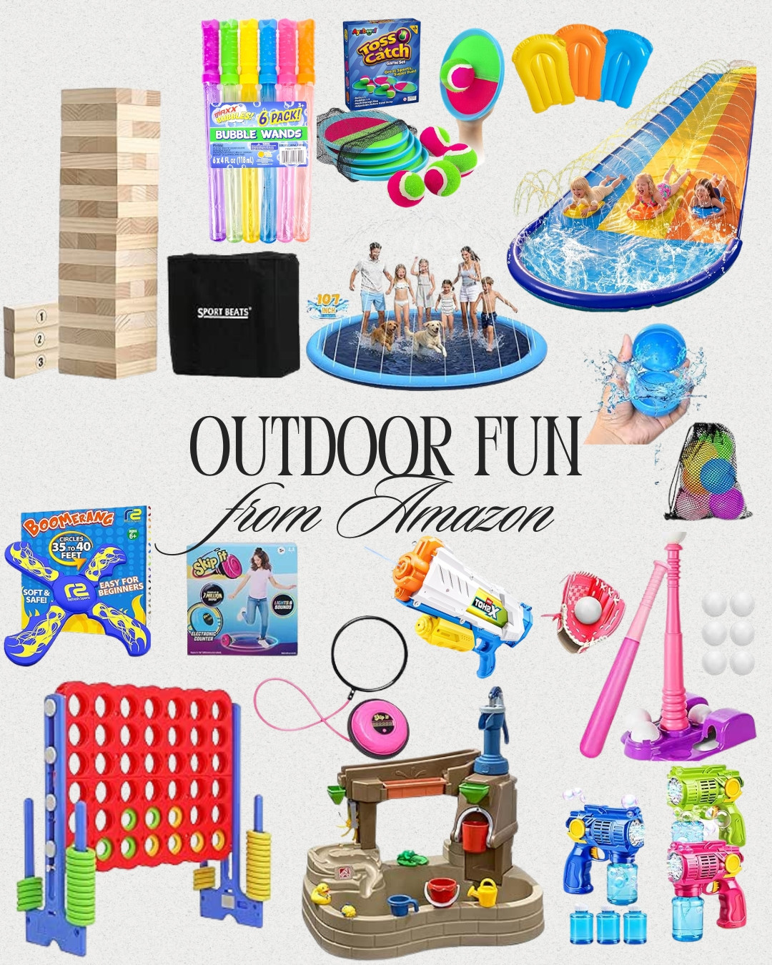 Outdoor fun finds for summer ☀️💦 So many cute Amazon ideas to keep the kids busy outside! 

 #LTKSaleAlert #LTKSwim #LTKKids
