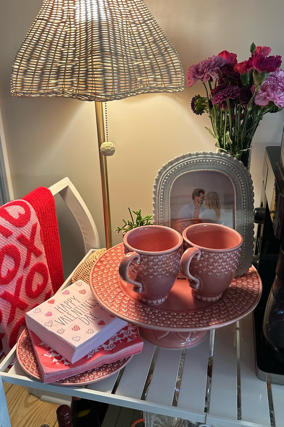 Valentine's on my bar/coffee cart💕

Cake stand/plates/mugs are Bordallo Pinheiro- I could not find them to link!

#LTKSeasonal #LTKFindsUnder100 #LTKHome