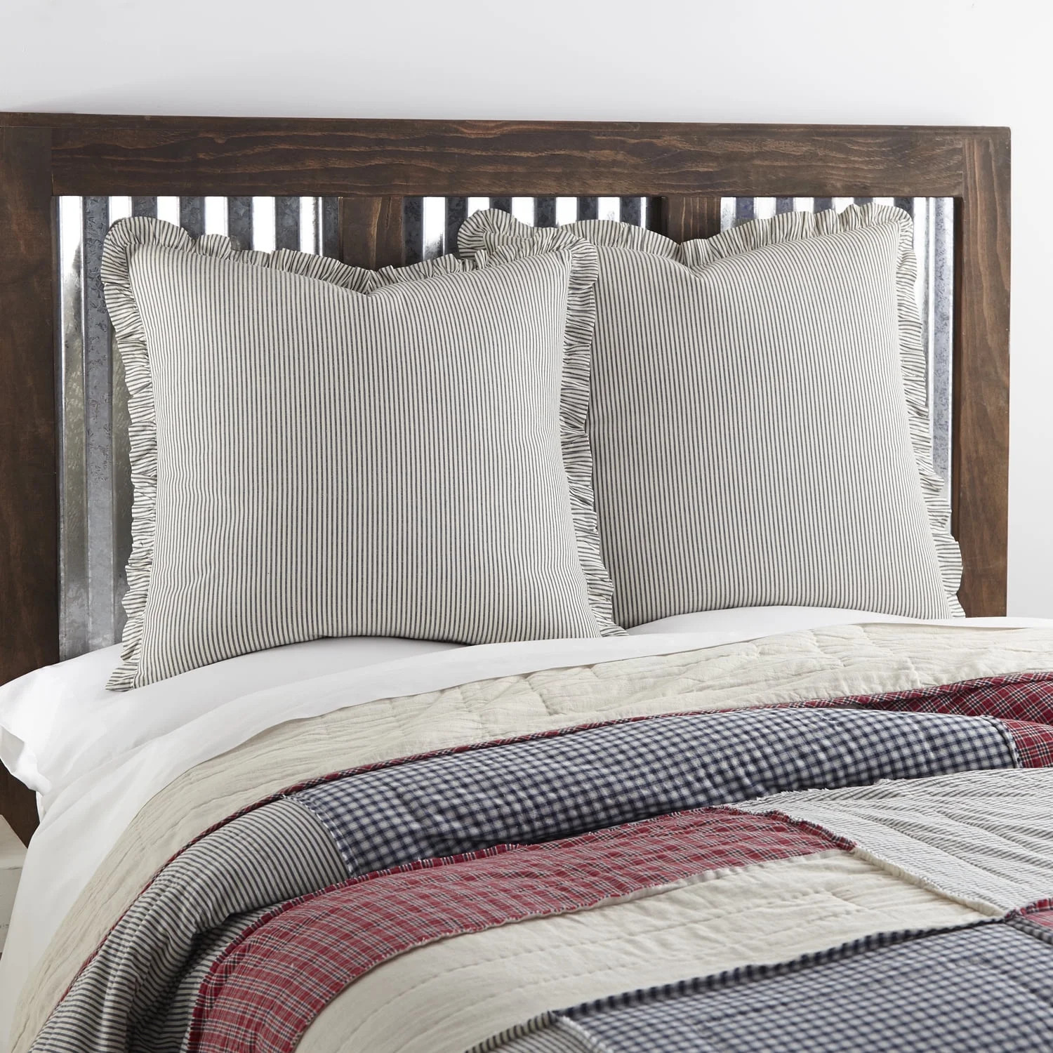 VHC Brands Hatteras Bedding Accessory, Euro Sham 26x26, Blue | Walmart (US)