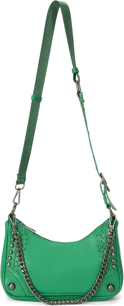 Small Crossbody Hobo Handbags for Women, Multipurpose Soft Shoulder Bag Lightweight Retro Tote Ba... | Amazon (US)