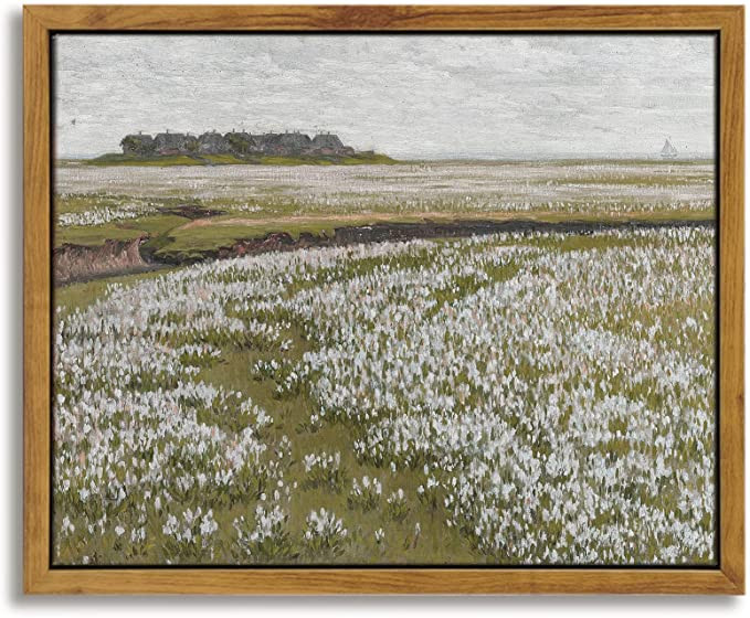 InSimSea Framed Canvas Wall Art Room Eclectic Decor, Classical Scenery Painting Canvas Art Wall D... | Amazon (US)