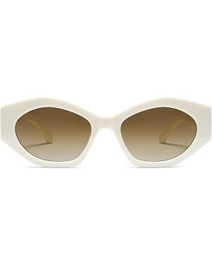 SOJOS Trendy Hexagonal Polarized Sunglasses for Womens Mens,Retro Polygon Shades Plastic Frame Su... | Amazon (US)