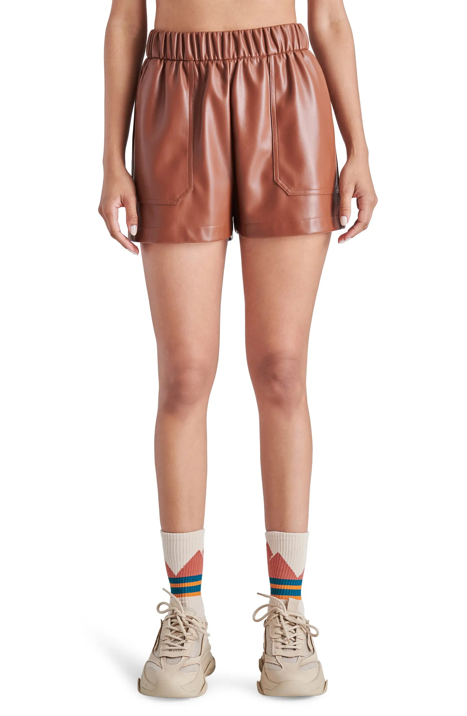 Lainey Faux Leather Shorts | Nordstrom