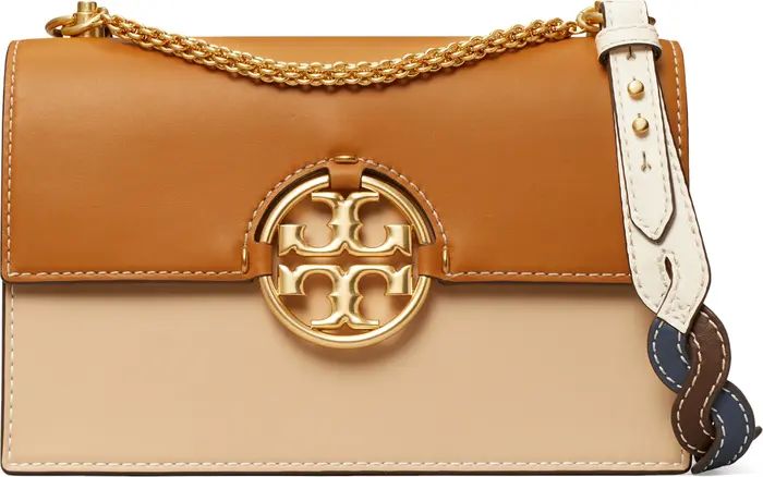 Tory Burch Miller Colorblock Leather Flap Shoulder Bag | Nordstrom | Nordstrom