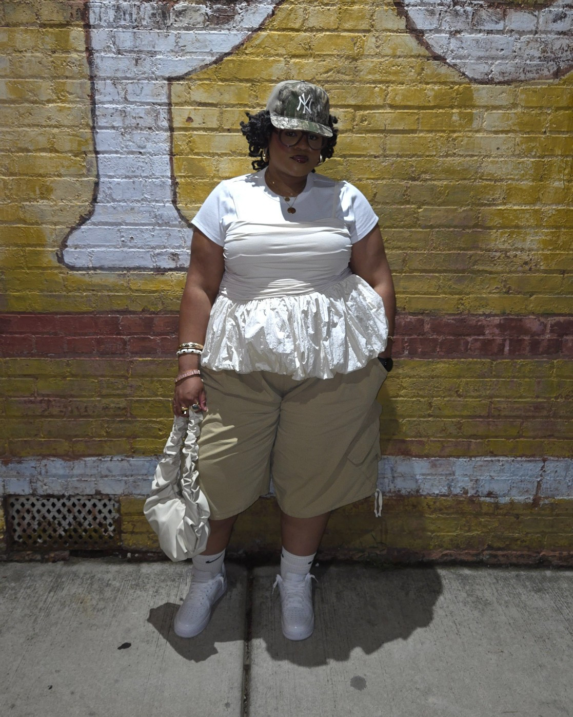 Late night casual fit... 🌃✨️ (Note: My shorts are from Fashion Nova.)

#LTKootd #LTKPlusSize