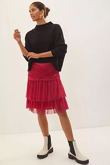Anthropologie Tiered Tulle Skirt | Anthropologie (US)