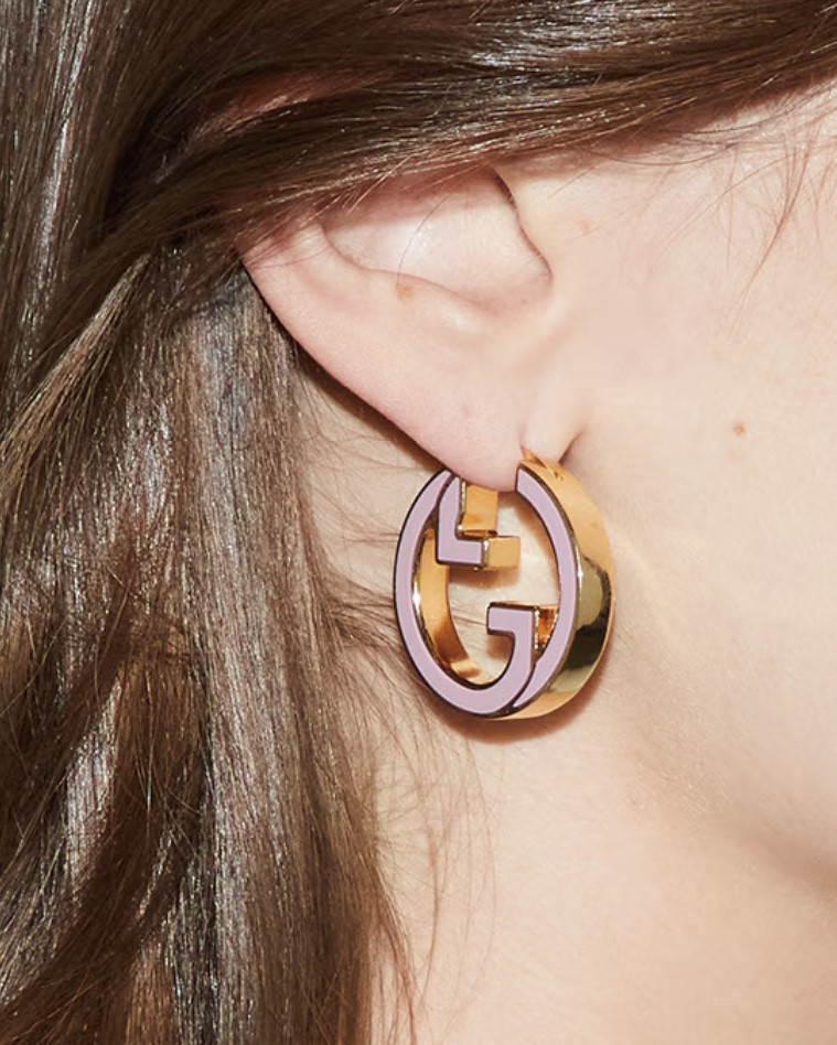 GUCCI BLONDIE HOOP EARRINGS

The Gucci Blondie jewelry line which denotes the Round Interlocking G motif, is enriched for Pre-Fall 2024 with a timeless quality in new variations of signature styles. Here, the logo forms this pair of hoop earrings as a cut-out formation

#LTKStyleTip #LTKParties #LTKWorkwear