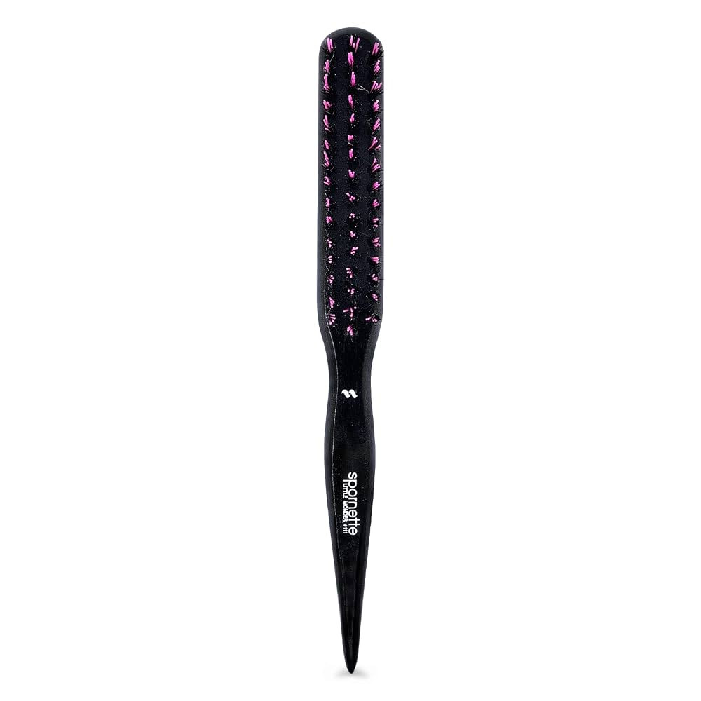 Spornette Boar Bristle Hair Brush for Women & Men - Little Wonder Small Teasing Brush - Create Sl... | Amazon (US)