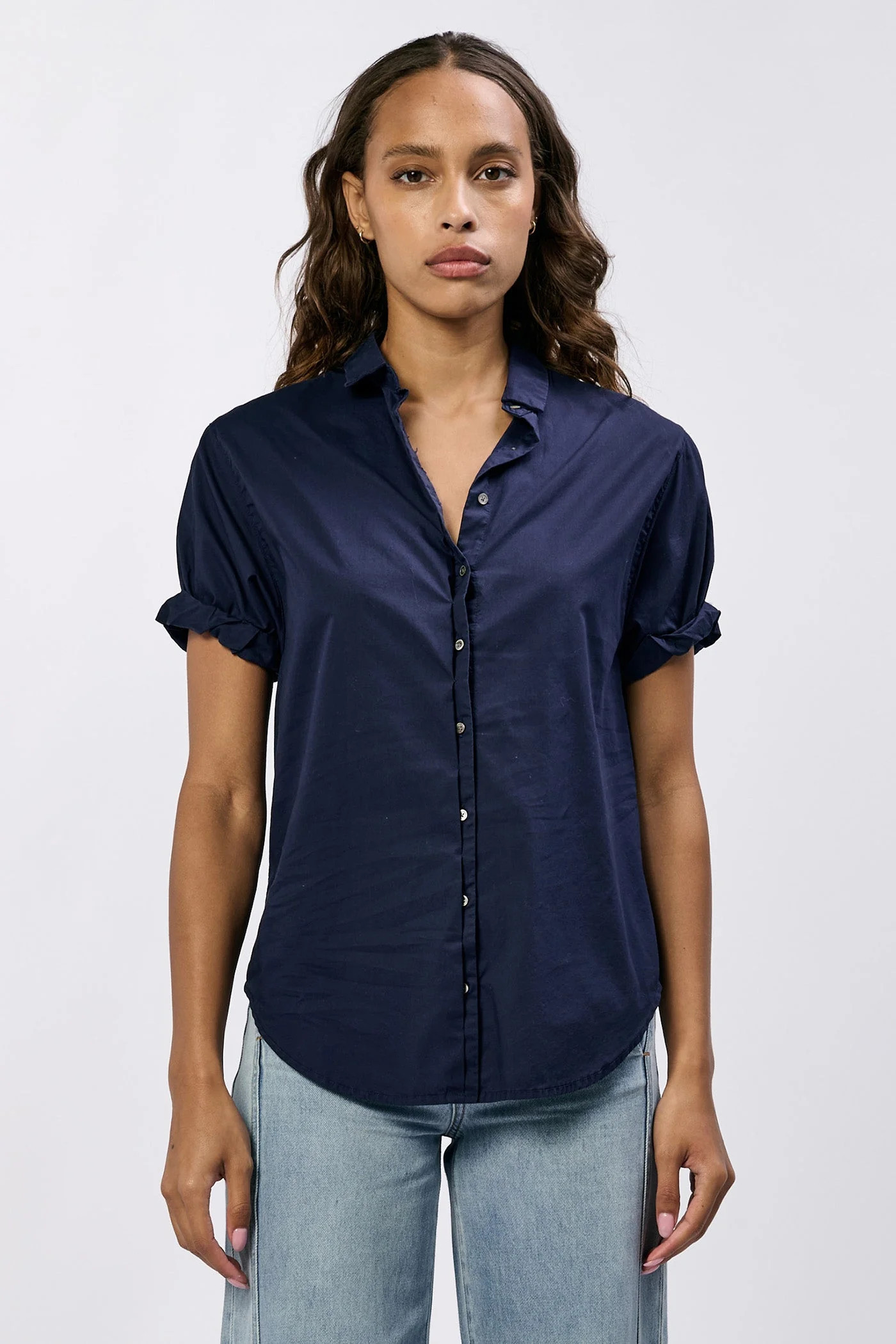 BENNING POPLIN SHIRT BLACK IRIS | Dear John Denim