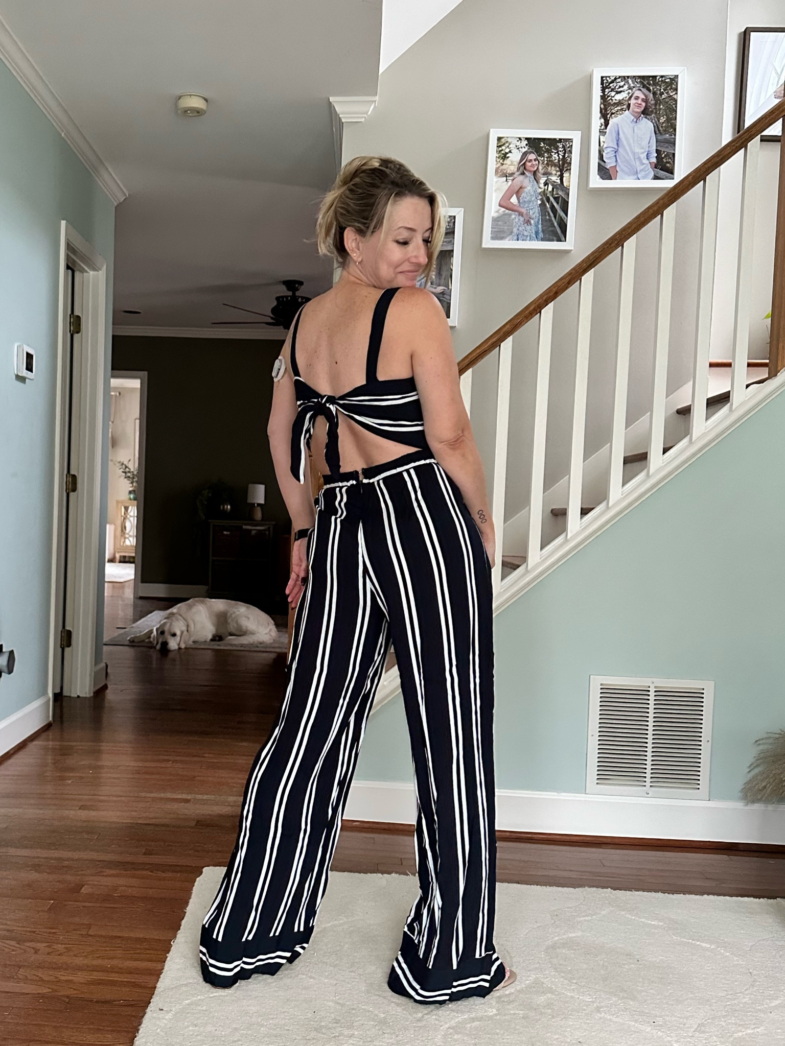 Tastefully sexy jumpsuit for petites!
Tie back
Navy
Resort wear
Cruise wear


#LTKSpringSale #LTKtravel #LTKover40