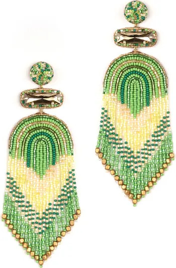 Deepa Gurnani Ishani Beaded Drop Earrings | Nordstrom | Nordstrom