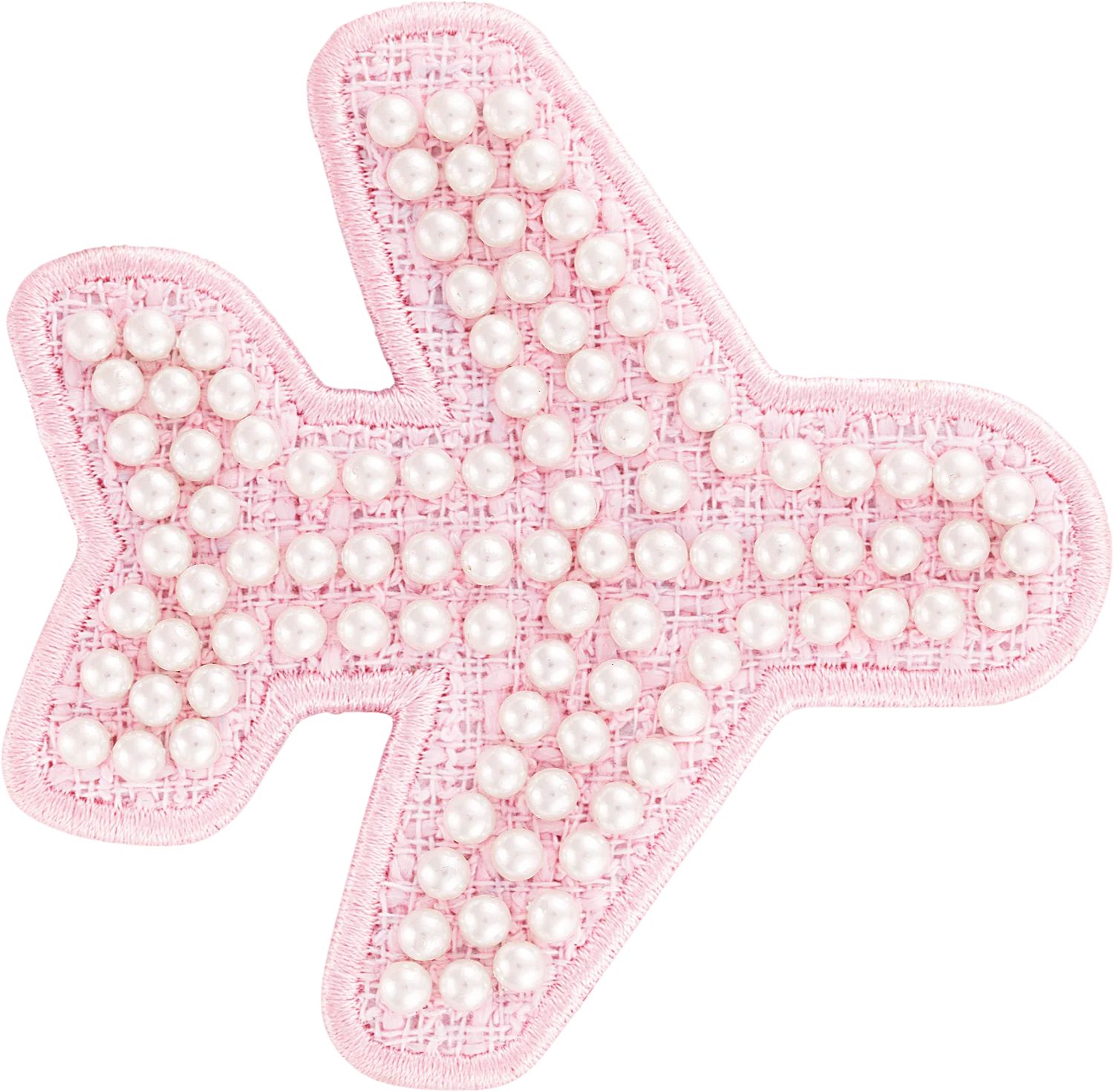 Jumbo Pearl Airplane Patch | Embroidered Patch - Stoney Clover Lane | Stoney Clover Lane