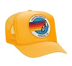 Aviator Nation Trucker Hat Washed Hat for Men Women Cute Baseball Caps Signature Venice Adjustabl... | Amazon (US)