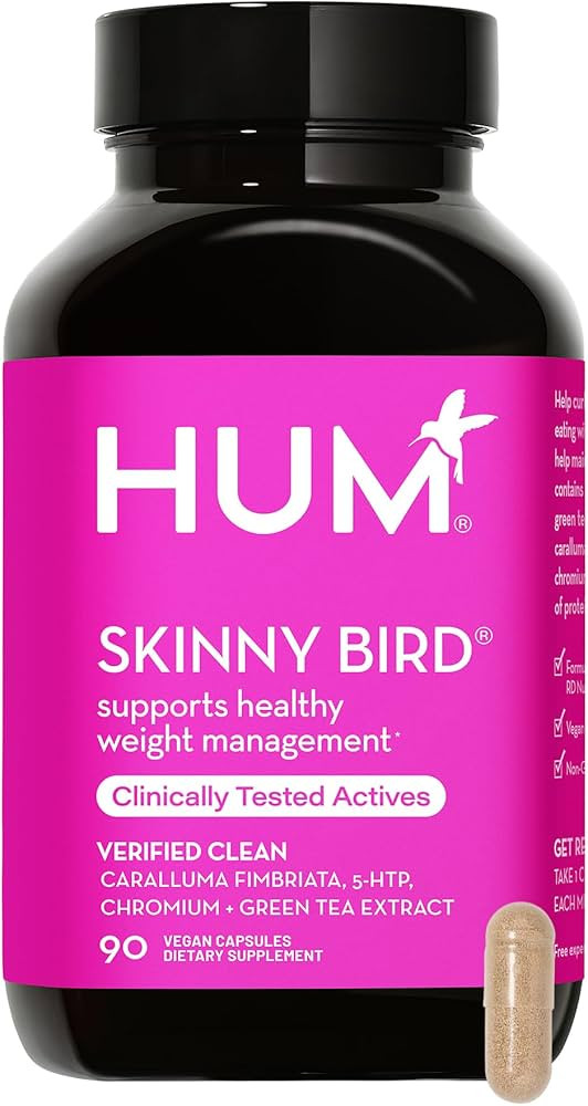 HUM Skinny Bird - Appetite Suppressor for Women with Caralluma, Chromium, 5 HTP + Green Tea Extra... | Amazon (US)
