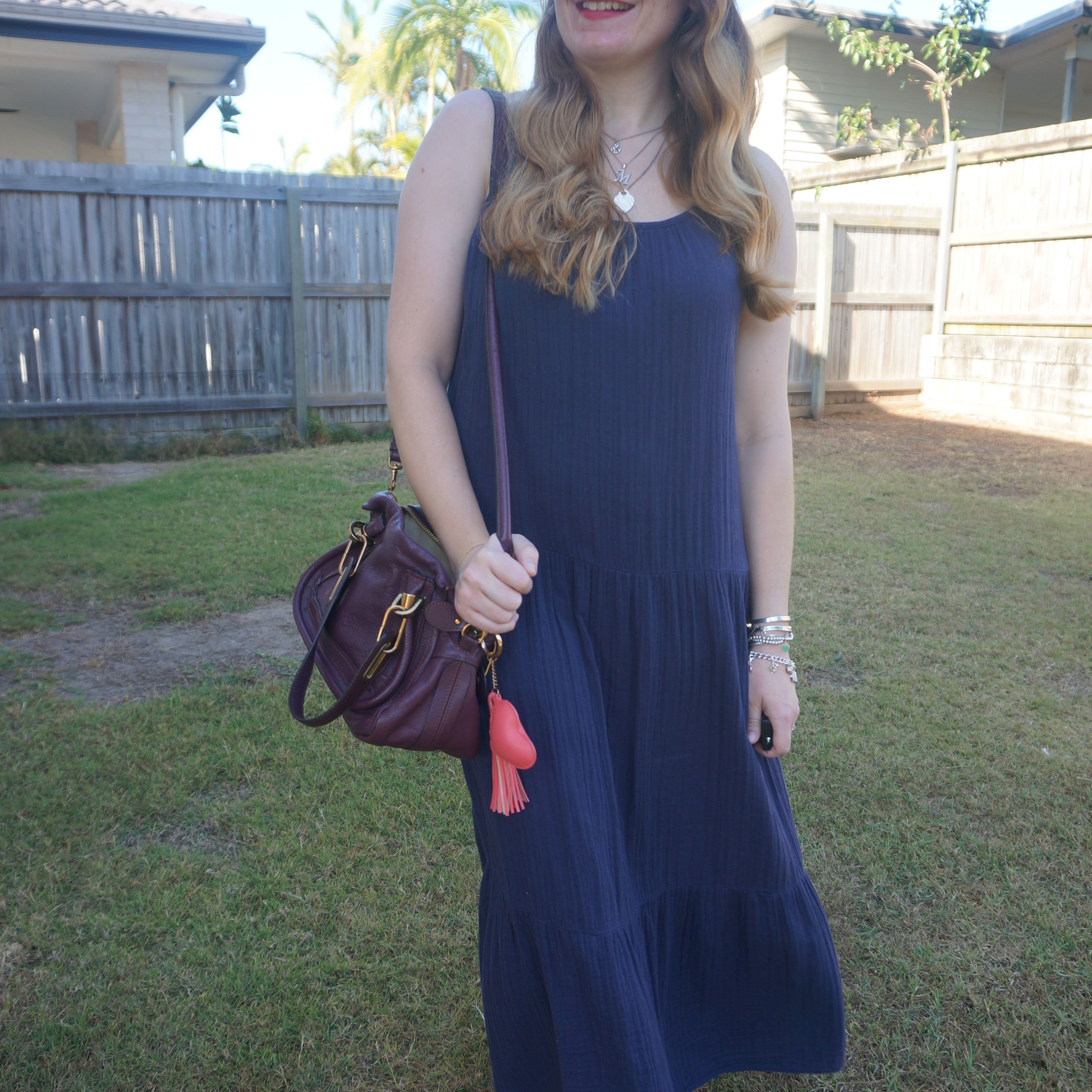Navy tiered maxi dress and purple Chloe Paraty bag 💙💜

#LTKbag #LTKspring #LTKaustralia