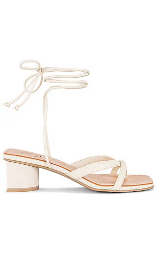 Jaimi Sandal in Eggshell Stella | Revolve Clothing (Global)