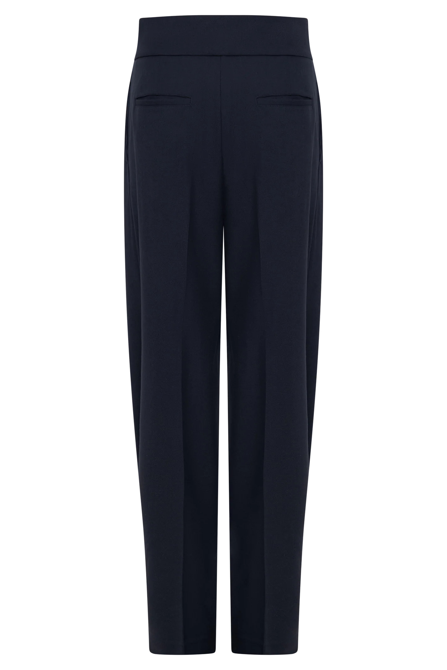 Penelope Pleated High Waisted Pants - Dark Navy | Meshki (APAC)