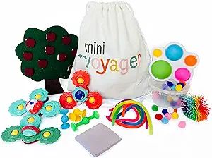 Mini Voyager Travel Activity Kit for Kids, Includes Crafts, Toys & Games Designed for Children’... | Amazon (US)