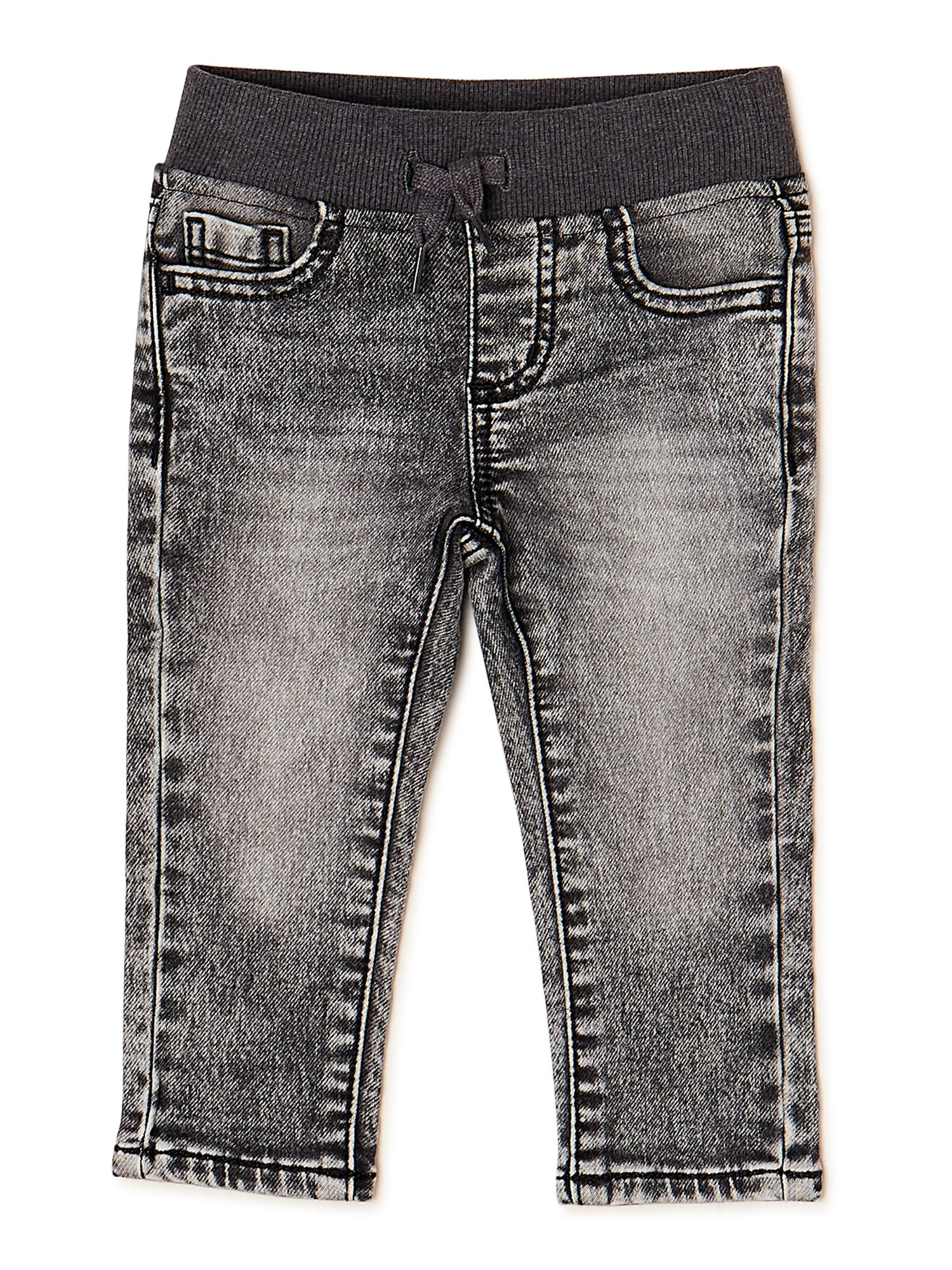 Wonder Nation Baby and Toddler Boys’ Knit Denim Jeans, Sizes 12M-5T - Walmart.com | Walmart (US)