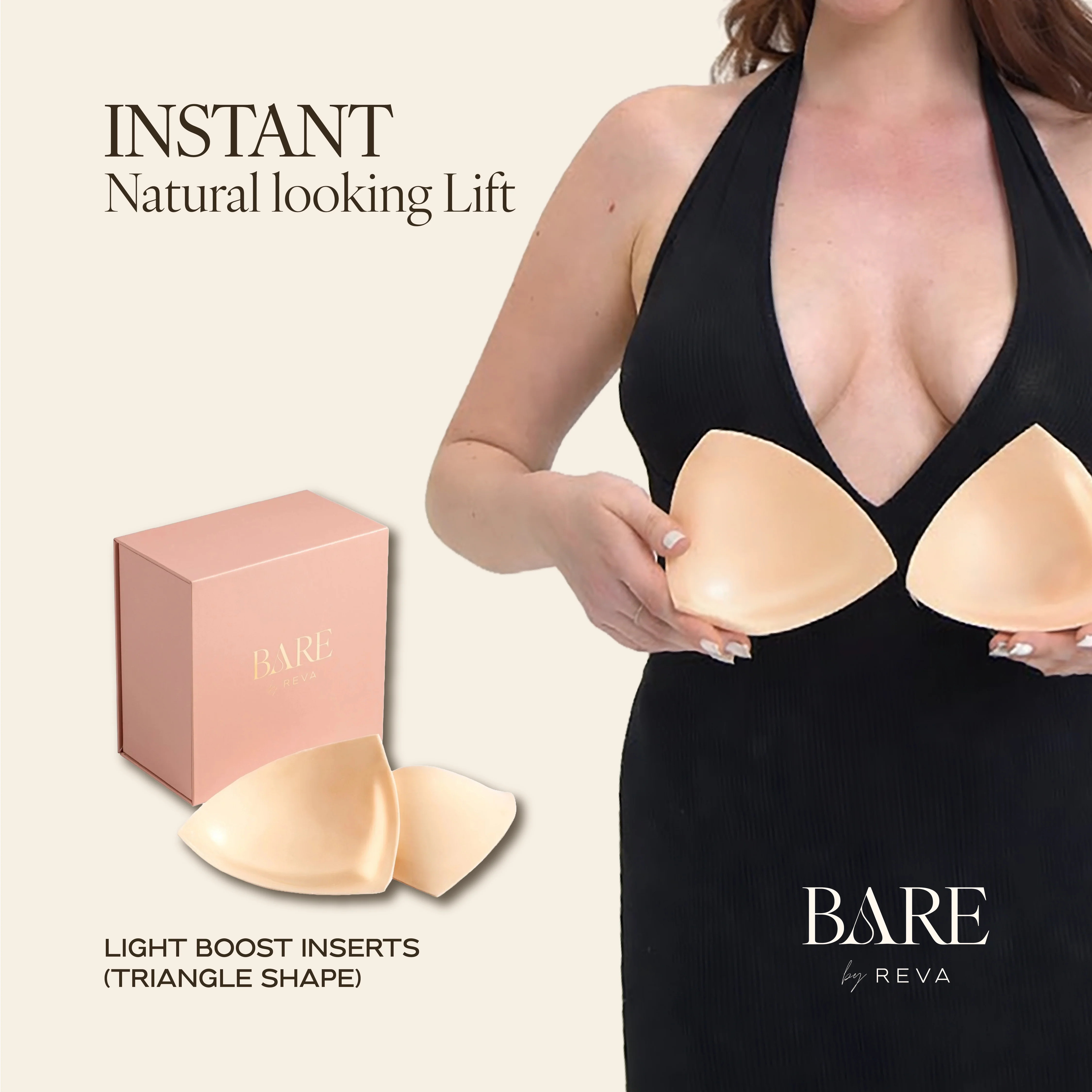Light Boost Inserts | Bust Volume Enhancers | BARE | BARE by REVA