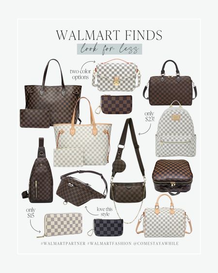 I found the cutest Louis Vuitton inspired purses at @walmart for under $35! Linking them for you here! These will sell out fast! 😍 #walmart #walmartpartner #walmartfashion

#LTKstyletip #LTKsalealert #LTKfindsunder50