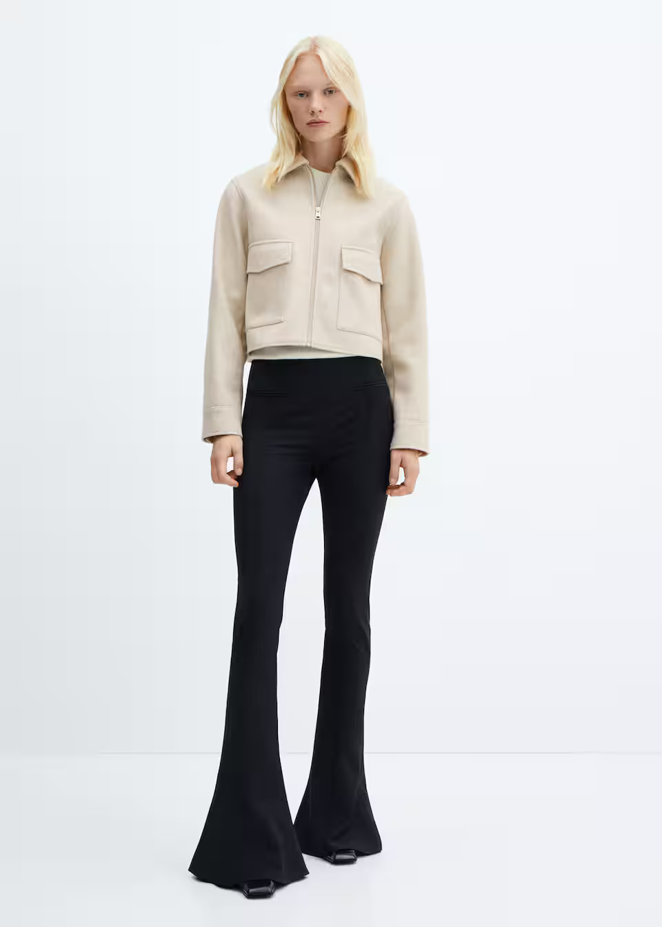 Jacket with zip pockets | MANGO (US)