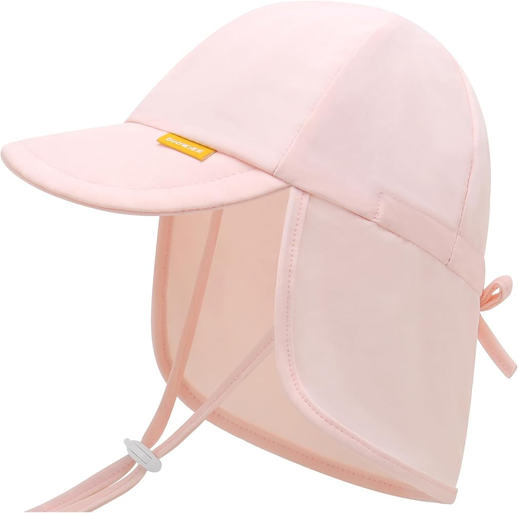 Adjustable Baby Sun Hats with UPF50+ & Neck Flap Protection - Perfect Swim & Play Toddler Hat for... | Amazon (US)