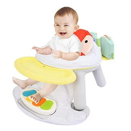 Brakites Baby Seat Jumping Chair, 2-in-1 Sit-up Floor Seat & Infant Activity Seat with Pedal Piano - | Walmart (US)