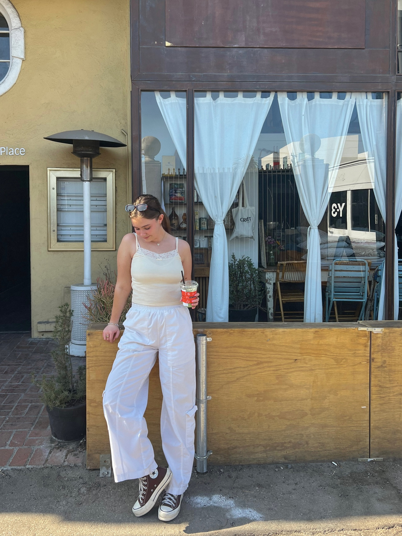 coffee run fit 🌼 (top is brandy)

#LTKstyletip