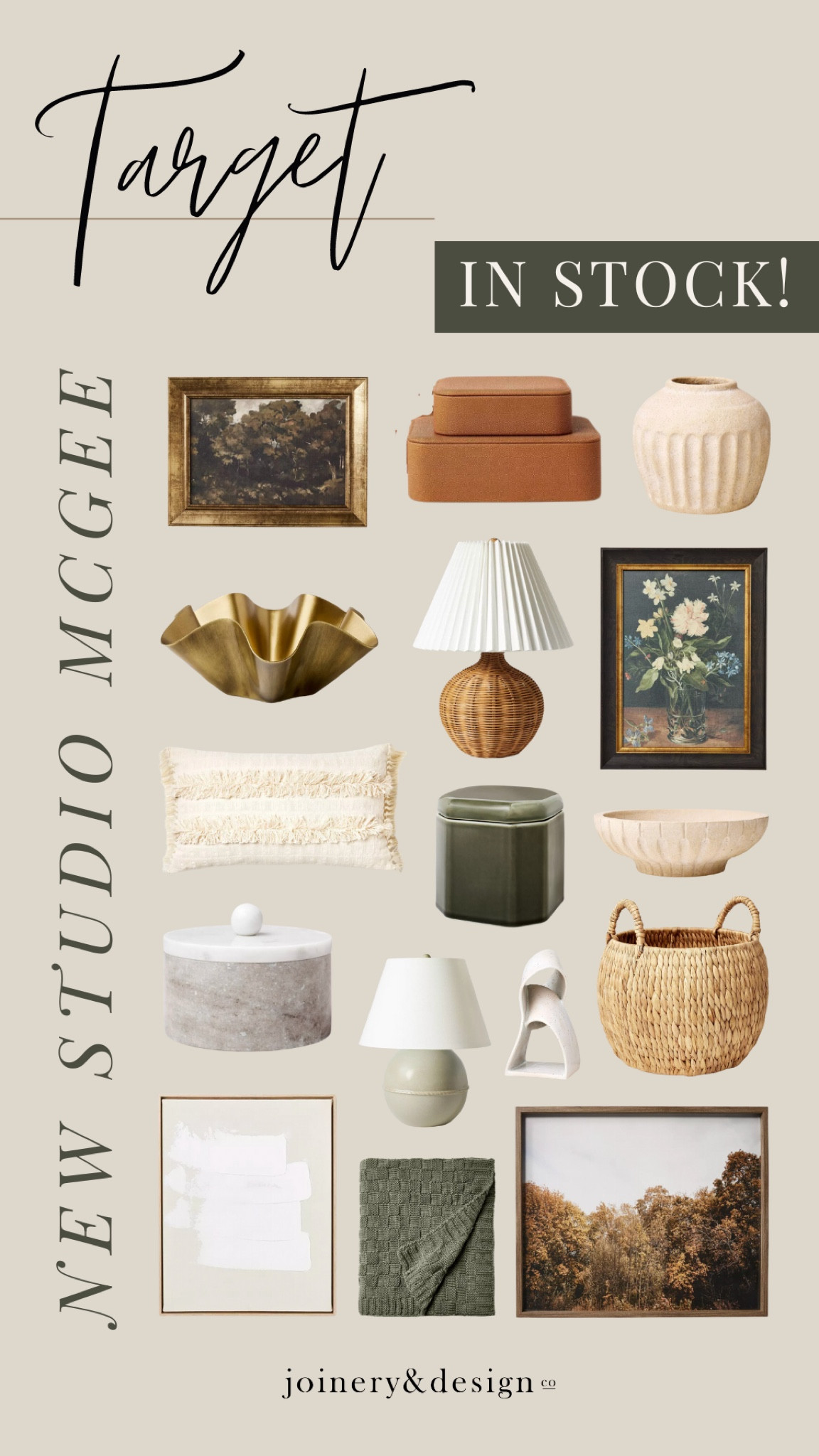 Beautiful (in stock!) home decor from the Studio McGee collection at Target! 

#baskets #lamp #art #livingroom #targetfinds 

#LTKhome #LTKfindsunder100 #LTKSeasonal