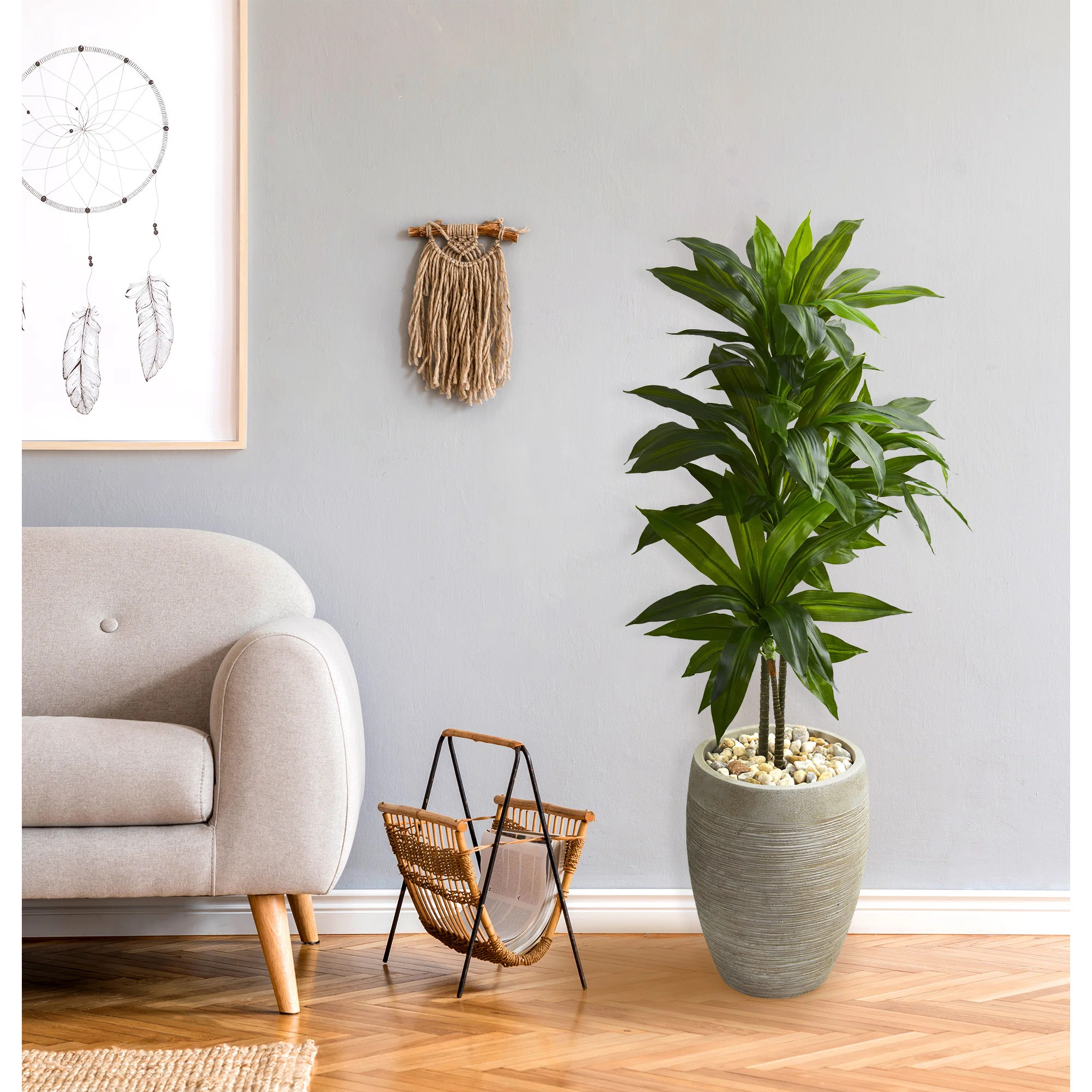48'' Faux Foliage Plant in Ceramic Planter | Wayfair North America