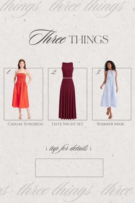 
Three things I’m liking
Wedding Guest Dress
Country Concert Outfit
Summer Outfit
Sandals
Graduation Dress
Maternity
Swimsuit
Travel Outfit
Jeans
White Dress


#LTKOver40 #LTKStyleTip #LTKFindsUnder50