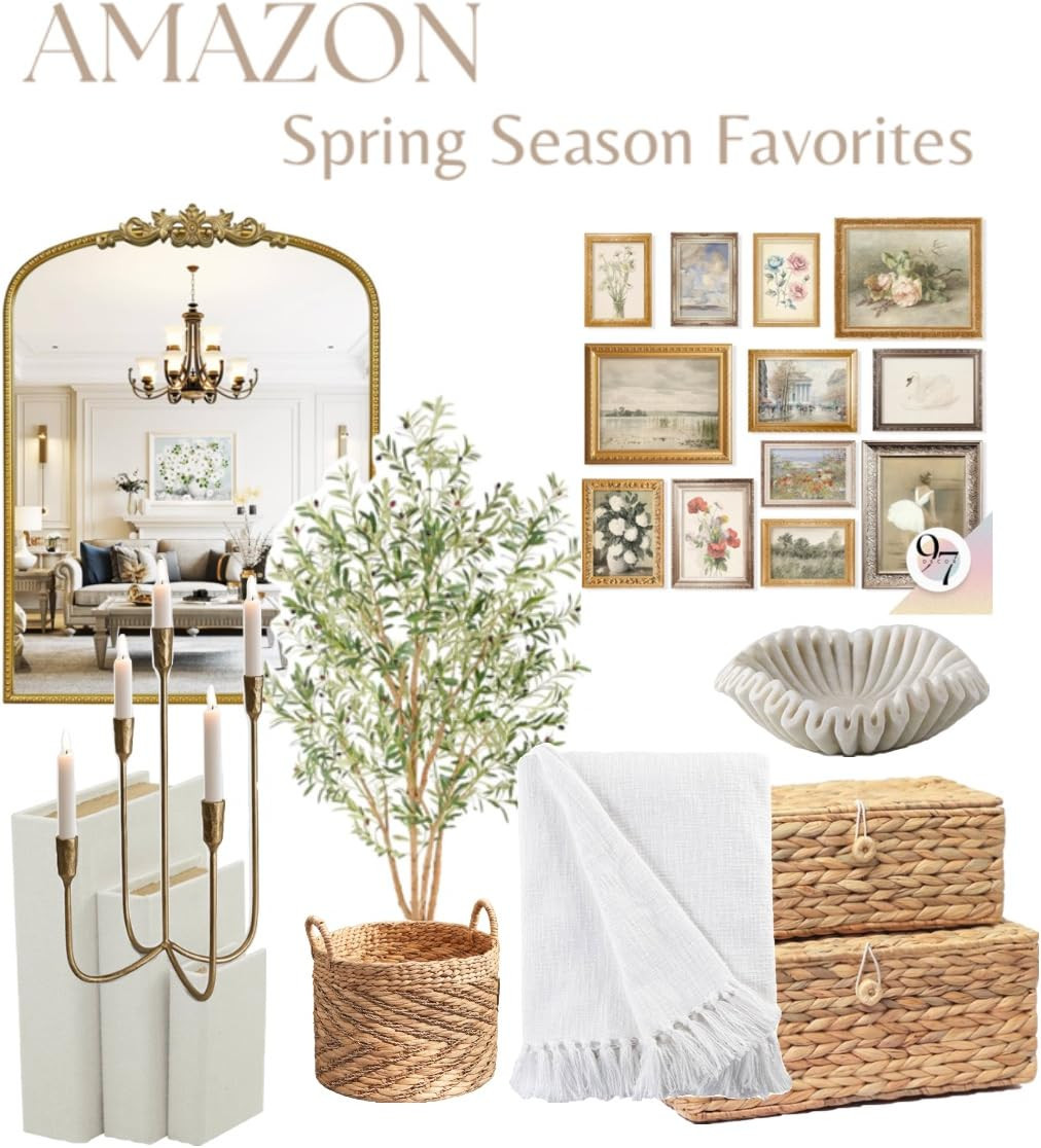 Bloomingville 7.25 Inches Stoneware Ruffled Planter with Sand Finish and Reactive Glaze, Holds 4 Inches Pot, White | Amazon (US)