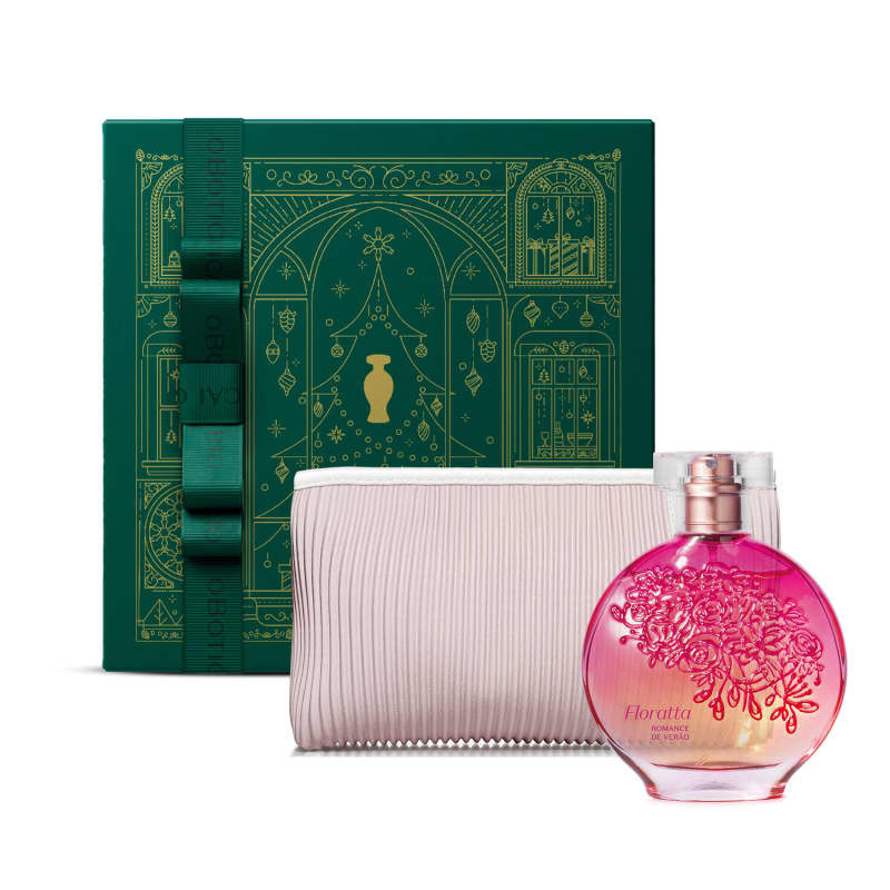 Combo Presente Natal Floratta Romance de Verão: Desodorante Colônia 75ml + Nécessaire + Caixa ... | oBoticario (BR)
