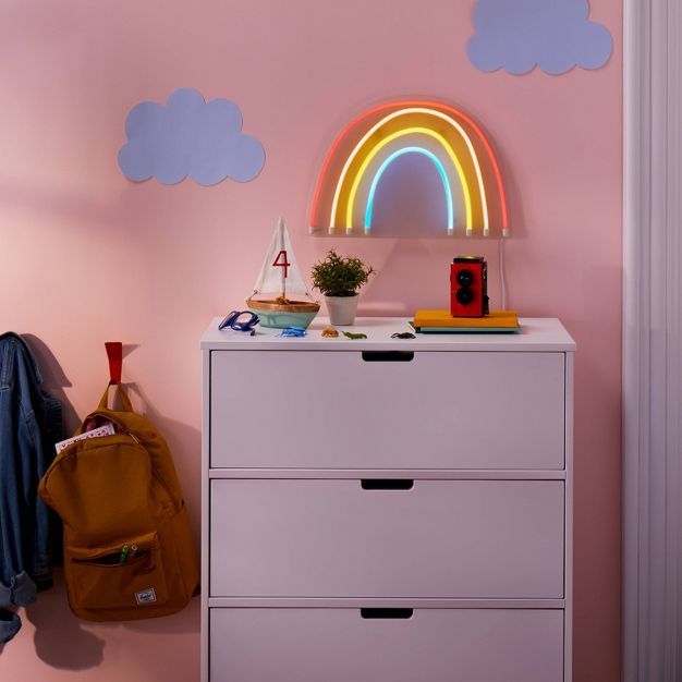 Rainbow Neon Wall Decor - Pillowfort™ | Target