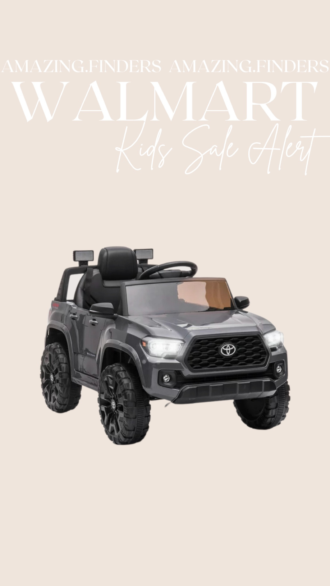 Toyota Tacoma Ride on Cars for Boys, 12V Powered Kids Ride on Cars Toy with Remote Control, Gray Electric Vehicles Ride on Truck with Headlights/Music Player for 3 to 5 Years Old Boy Girls

#LTKFind #LTKfamily #LTKkids