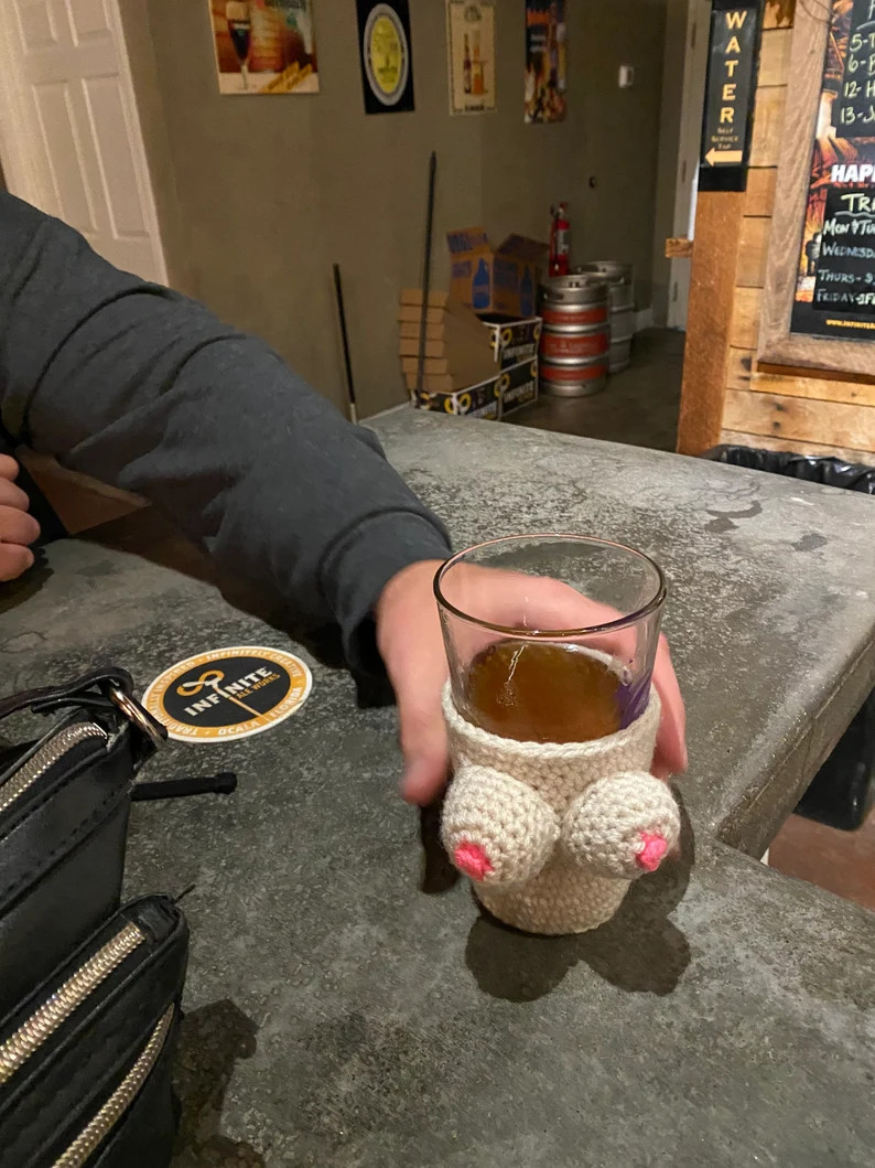 Boozy boob coozie | Etsy (US)
