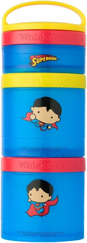 Whiskware Container Stackable Snack, 2 1/3 Cup, Superman | Amazon (US)