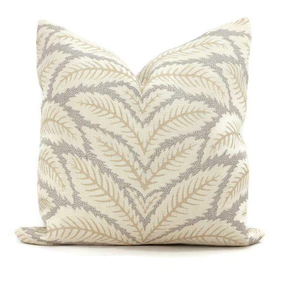 Birch Talavera Linen Pillow Cover by Brunschwig  & Fils  Decorative Pillow Cover 18x18, 20x20, 22... | Etsy (US)