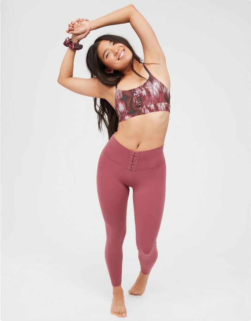 OFFLINE Real Me High Waisted Lace Up Legging | American Eagle Outfitters (US & CA)